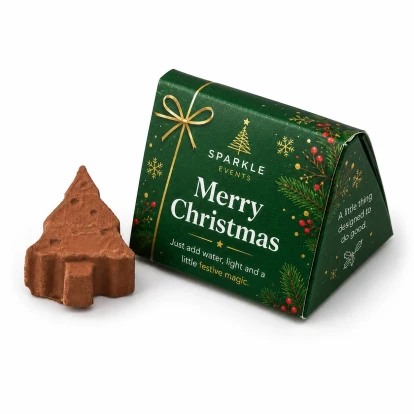 Christmas Tree Mini Seed Bomb Box
