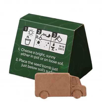 Van Shaped Seed Bomb - Mini Box