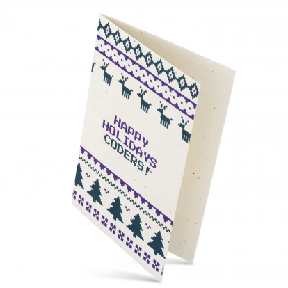 Seed Paper Greetings Card