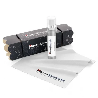 2pc Screen Cleaning Christmas Cracker Gift Set