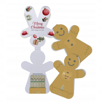 Gingerbread Man Seedsticks