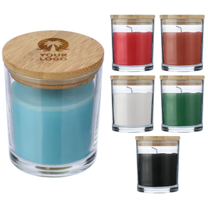 Riven Glass Candle
