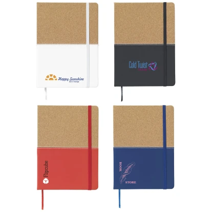 Cork and Imitation Leather Notebook