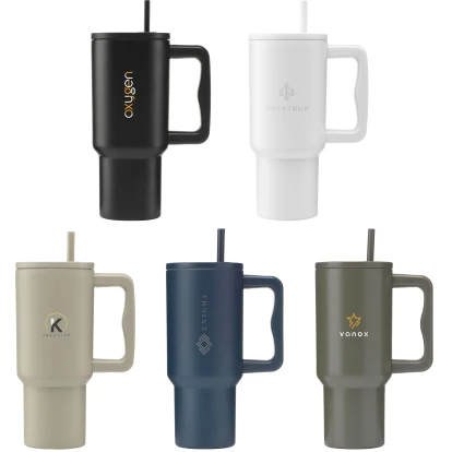 Rhino Recycled Double Walled Steel Travel Mug 900ml