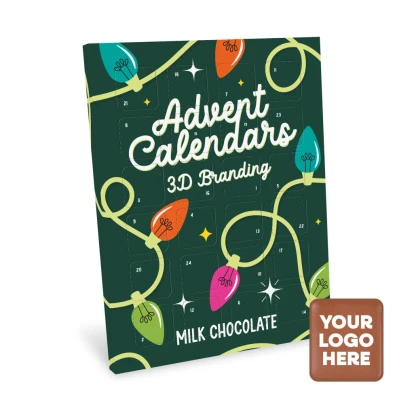 Maxi Advent Calendar - Milk Chocolate 3D Branding
