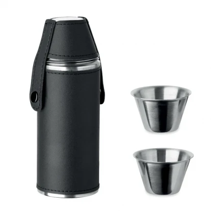 Hip Flask With Shot Cups