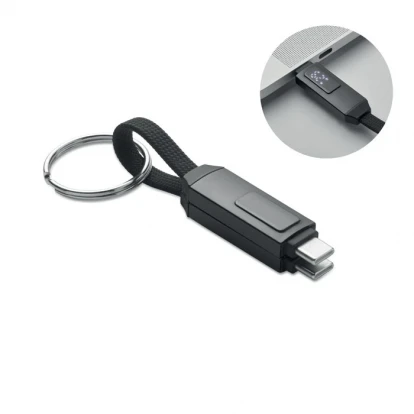 60W Charging Cable Keyring