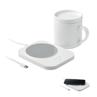 Wireless Charger Mug Warmer Set