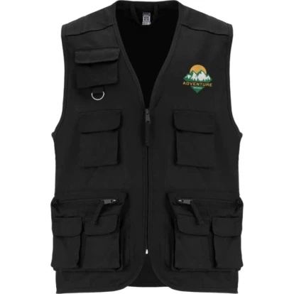 Venera 200 g/m2 v-neck multi-pocket workwear vest