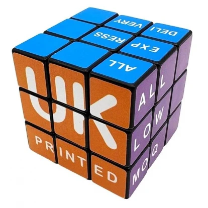 Express All 6 Faces Printed UK Rubik's Cube 3x3