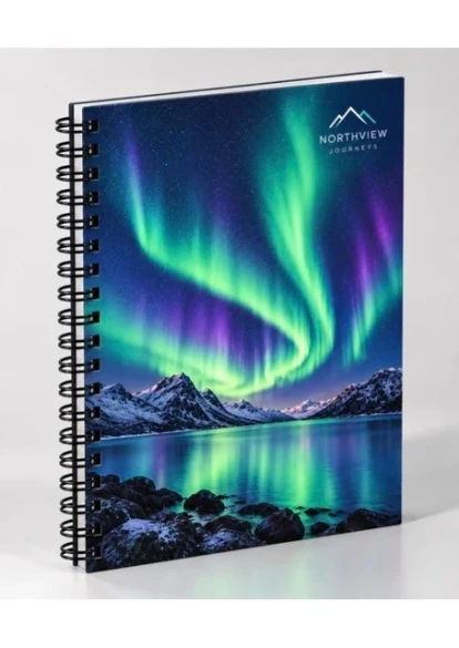 Willingham Full Colour Wiro A5 Notebook